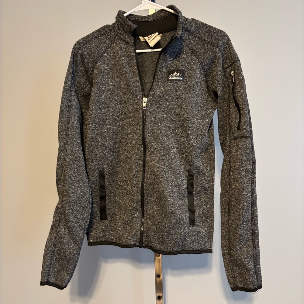 Avalanche Outdoor supply‎ Co Youth XL youth  Zip Up Grey Jacket 131369